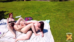 Porno Baguette: Sophia, Luna a Alicia, nádherné ženy, milují společný sex
