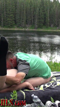 Cumming together at the lake
