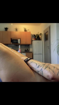 Slut Siiting on Vibrator