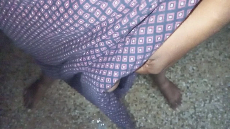 Indian Husband Showing His Naked Hairy Ass