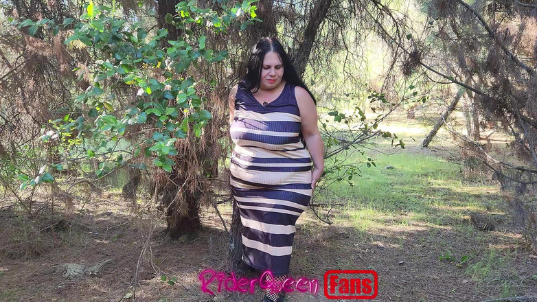 Riderqueen BBW Step Mom Latina Ebony: Riderqueen Alone, Venkovní, Videa pro Fanoušky