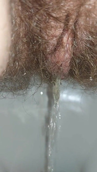 Close Meu Fazendo Xixi No Vaso Sanitário