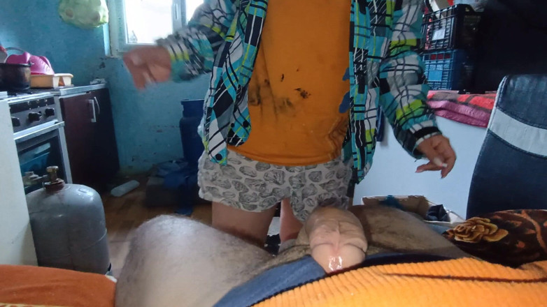 Ionut899: Stepdaughter Mio Sucks Deep and Swallows It All