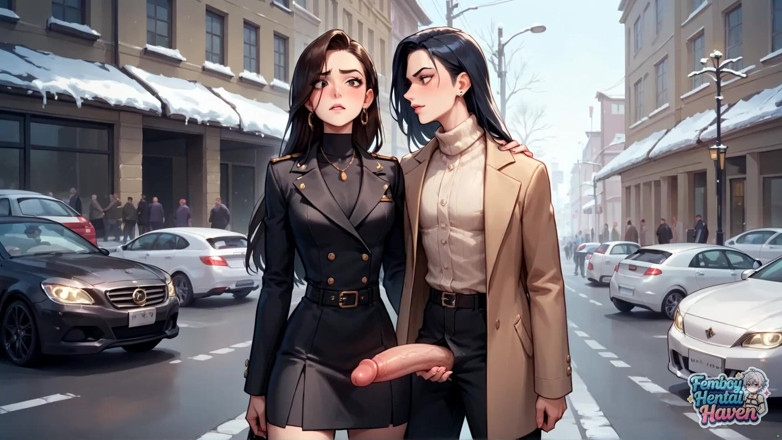 Femboy Hentai Haven: Transvestite Vzrušení na anální blaženosti na City Street XXX!