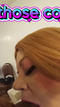 Sissy Trainer and Encouragement BBC Anal Interracial Crossdresser Fiona Fortune