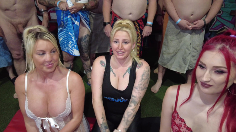 100% Amateur Gangbang and Bukkake from the UK!: Wild MILF and a Skinny Redhead Teen Want to Be...