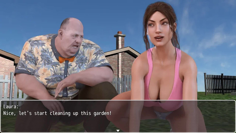 Dirty GamesXxX: Laura pożądliwe sekrety: Mąż przyłapał swoją zdradzającą żonę całując sąsiada, a...