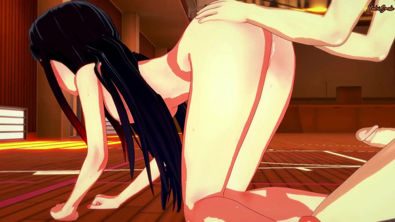 Hentai Smash: Lucy se come el coño antes de montar una polla -...