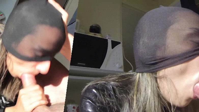 Nylon Xtreme: Encasement nylon &amp; body nylon blowjob
