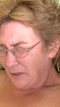 Blonde milf fucking on the farm