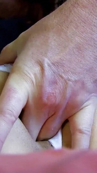 Skinny slut teen with hairy pussy fucked to orgasm by stepdad