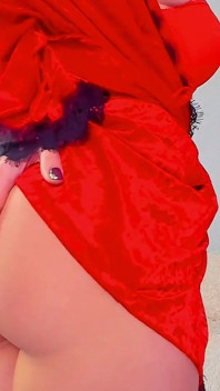 Beautiful Body in Red Lingerie
