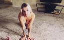 Viky one: Naughty Girl Got on Her Knees and Gave a Slobbery...