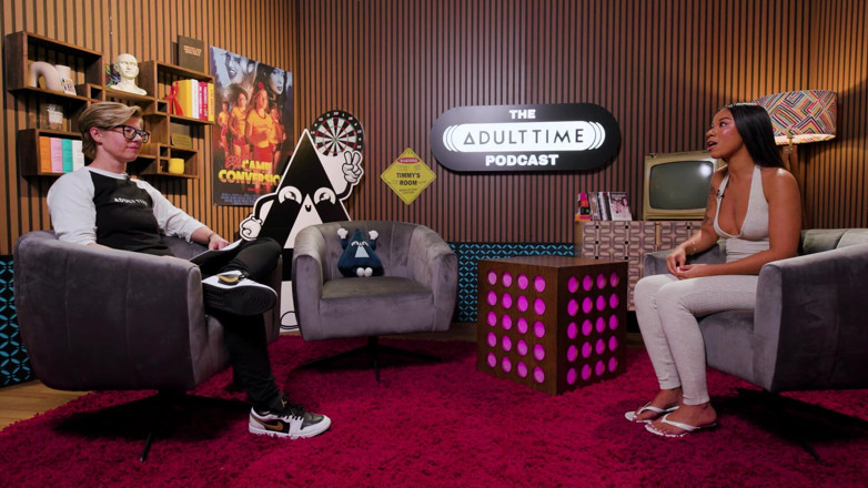 Adult Time Podcast: Ameena Green Původ striptérka, prdění videa a anime fanoušci | čas pro...