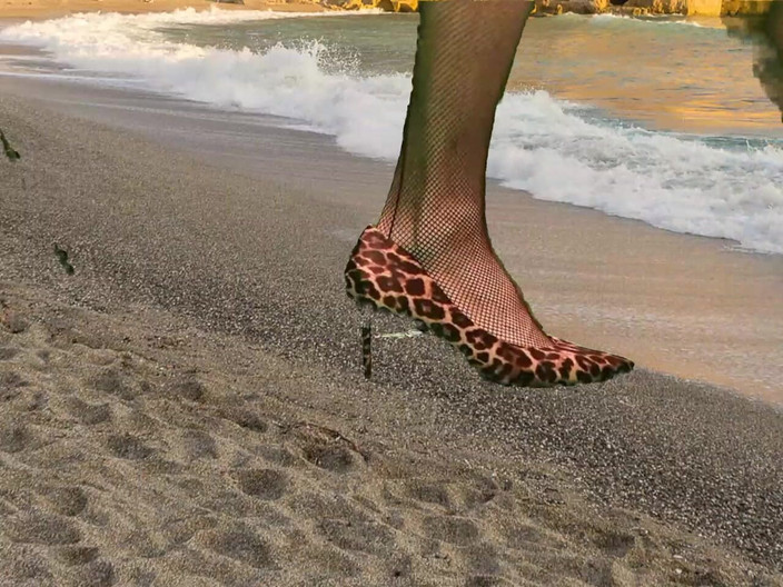 Mrs Samantha: Leopard Lady Dress and Strip