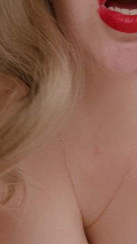 A Busty Wife Makes Out for Her Husband - a Skirt and a Sexy Necklace Are Enough. Marital Sex.