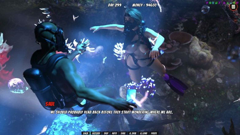 Porny Games: Lisa investigación total! por Dragofinder Studio - buceo travieso, sexo con...