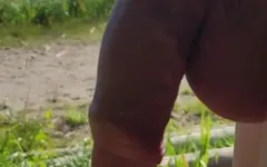 Johnholmesjunior Flashing His Monster Cock at Very Busy Nude Beach in Vancouver