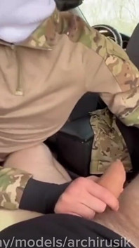 A Young Military Sergeant with a Big Dick Fucked Right in the Barracks with the Head of the Company