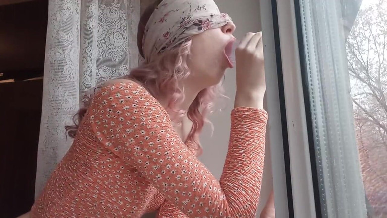 Lina Moore: Gola profonda con la mia grande Gallo grassa