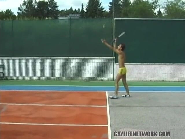 Gay Life Network: Tennis Game Turns Hardcore
