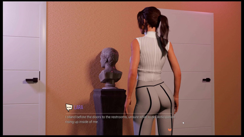 Cumming Gaming: 크로프트 어드벤처 게임 헨타이 게임 패러디 에피소드 5 라라가 큰 검은 음경을 가진 글로리홀을 발견한다!