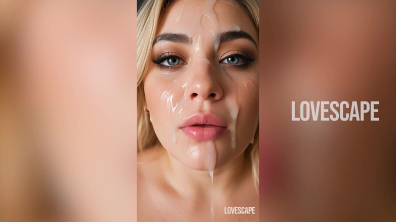 Lovescape: La rubia culona de la universidad lo toma todo (generado por...