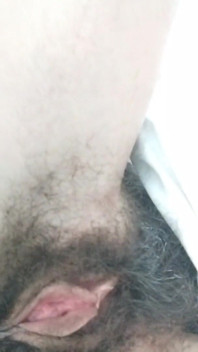 Sniff Hairy Pussy on Your Face! Naked Morning Stretching.