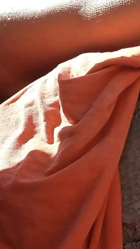 Dildo in My as as I Sunbathe Outside