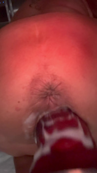 Whore’s Cum Fill Loose Cunt Machine Fucked by Alien Dildo
