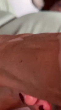 MILF Granny Rubs Cum All Over Her Feet