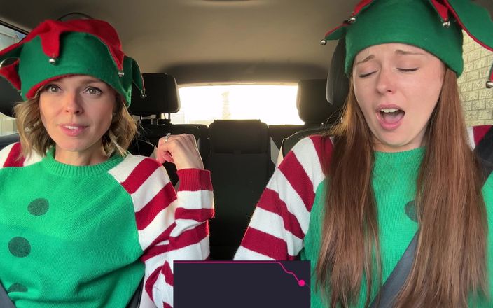 Serenity Cox: Horny Elves Cumming in Drive Thru With Lush Remote Controlled...