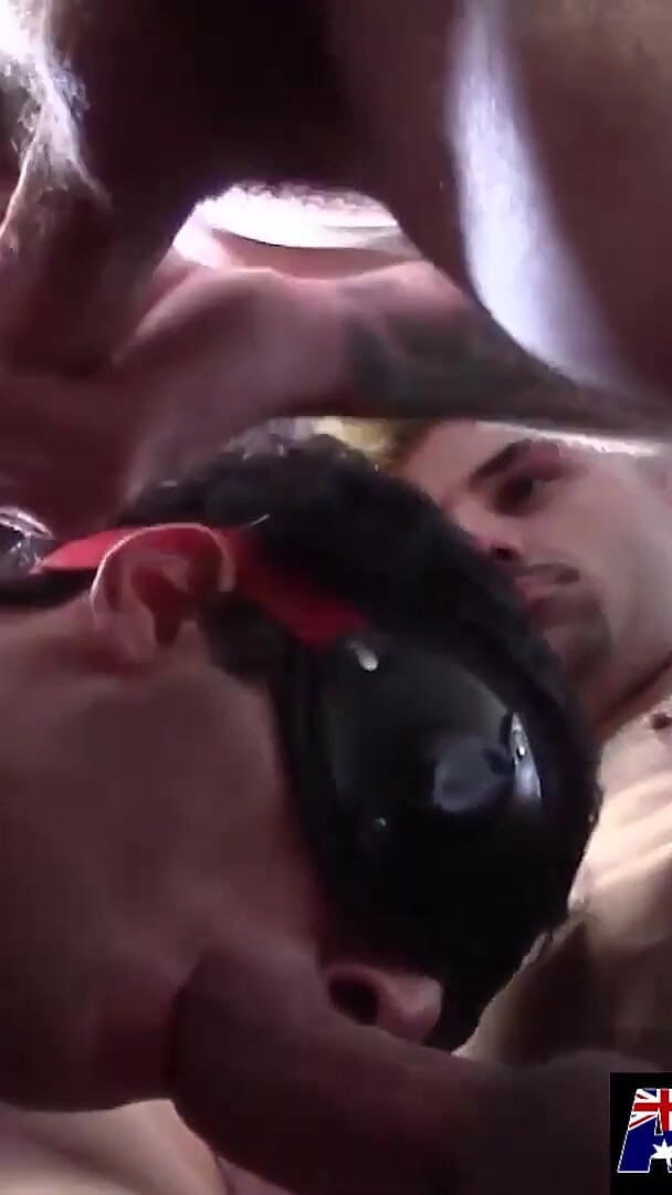 Aussie Gays Jaxon and Leo Take Control of Two Newbies Titus and Cruiser (AussiesDoIt)