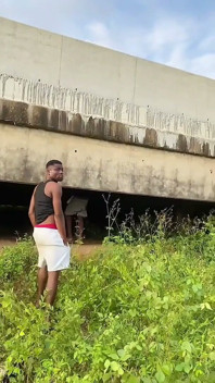 Under the Bridge Outdoor Fucking His Ass Well...