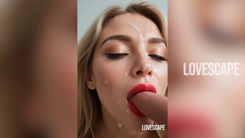 Lovescape: Блондинка груповуха оральний