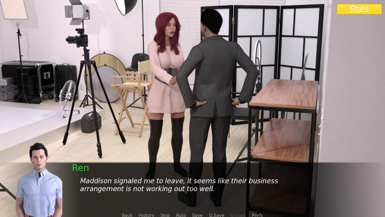 3D Cartoon Porn: Erotica 12 - Rens Fotoshooting mit Madison und mystery girl sendet nackte