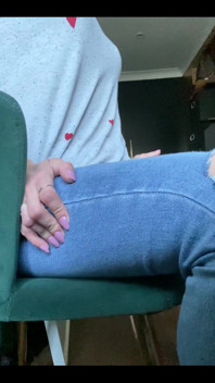Wriggling in My Day Jeans and No Knickers