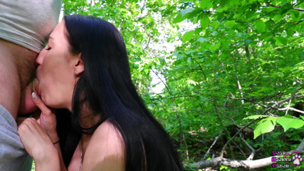 YSP Studio: Sensual blowjob in the woods