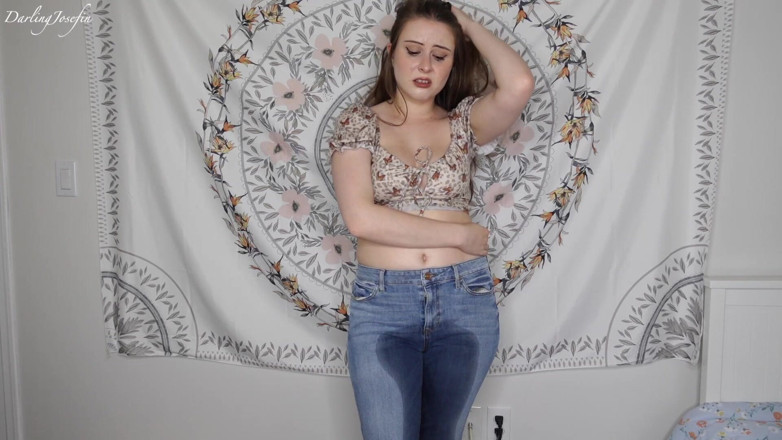 Darling Josefin: Ich habe meine jeans pinkelt