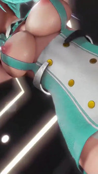 Saint Louis Hentai Undress Dance Azur Lane Wiggle Wiggle Big Boobs Mmd 3D Clear Blue Hair Color Edit Smixix