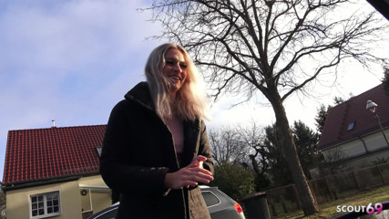 Scout69: German Blonde Girl Lisa Pick up and Talk to Risky...