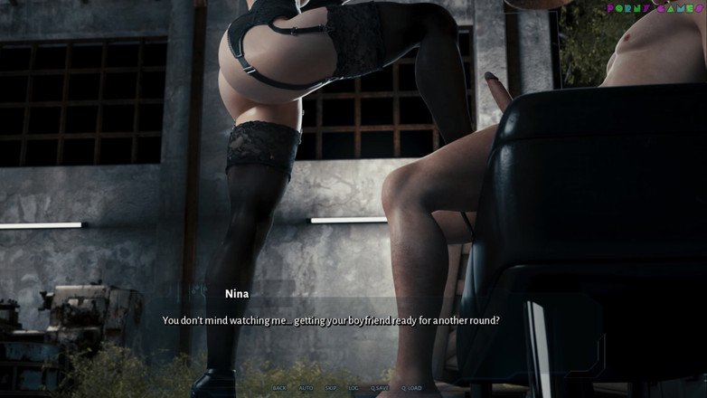 Porny Games: Sedução cibernética por 1 mil - sexo em grupo em casa, MILF...