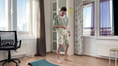 Ethan Lestray: Distracted the guy from training and started giving him a...