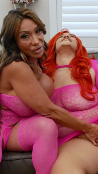 Sph with Big Tit Ava Devine and BBW Big Big Cherry