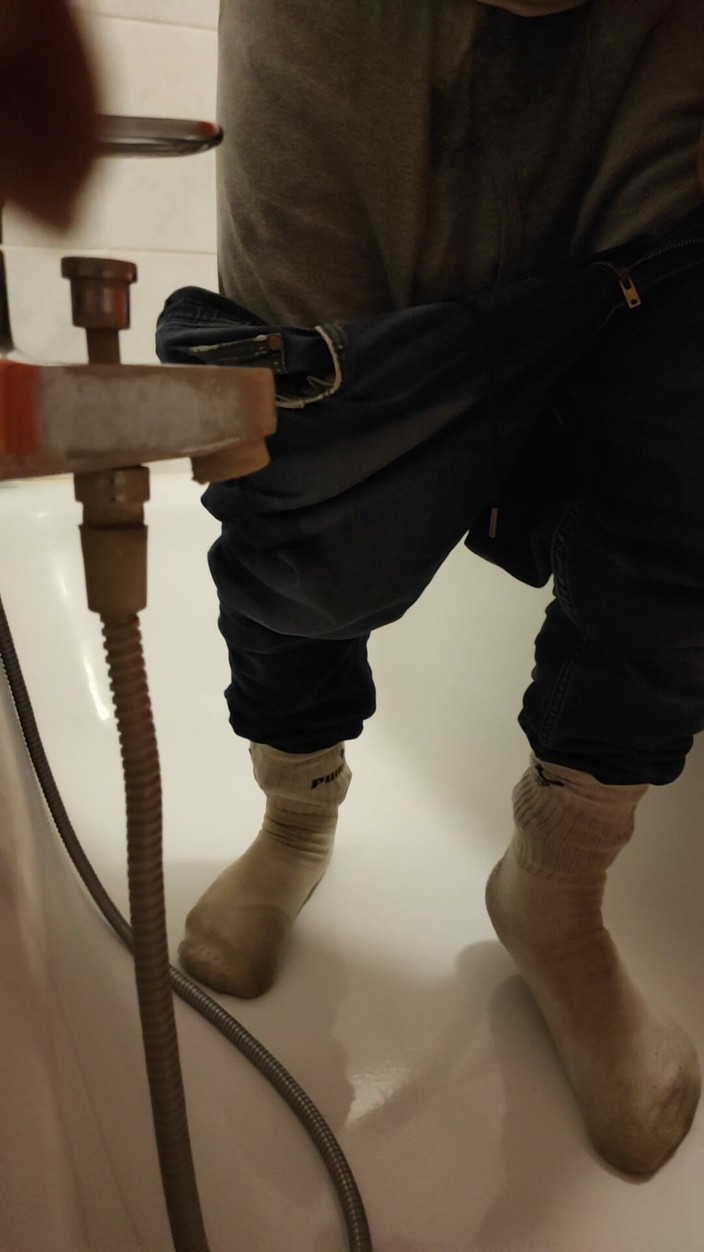 SmokedAlloy2: 汚い豚のハンマー、放尿と靴下トイレ