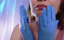 Arya Grander: Asmr：医用氮化物手套，抚摸面部和放松的声音