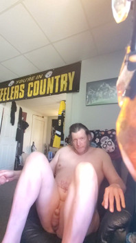 Lee Przybylowicz Hiding His Pathetic Little Sissy Clitty Behind a Water Bottle