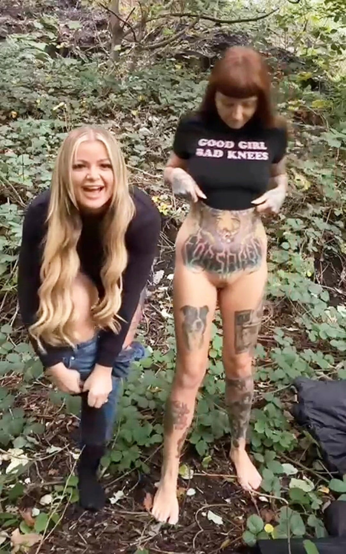 Yourfavecumslut: Natursekt-verzweiflung im wald
