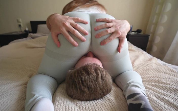 Booty_assx: Big Ass Facesitting in Grey Yoga Pants