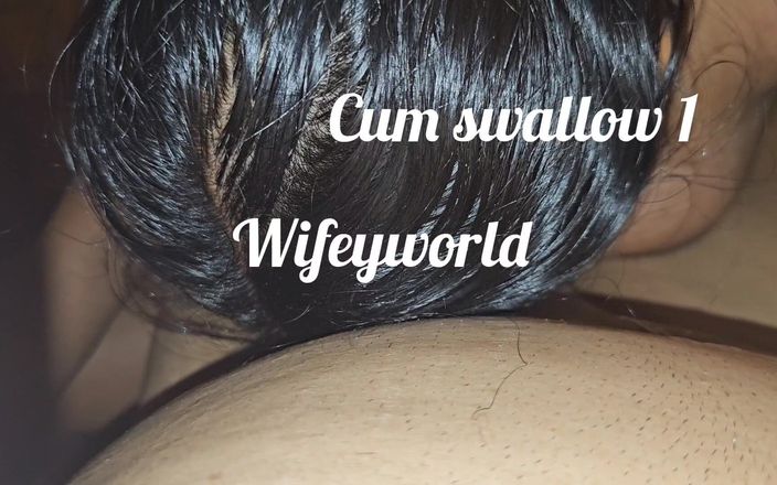 Wifeyworld2025: 2cum slikt en 2creampies